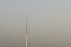 A Sailboat on the sea - Mumbai harbour