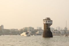 Sailing in Mumbai - a lighthouse on the Mumbai Harbour