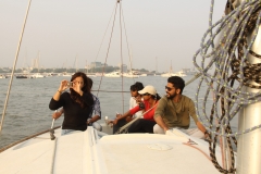 Enjoying the cruise - mumbai sailing